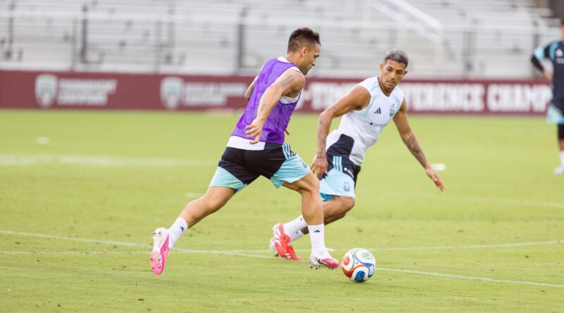 Primera prueba Albiceleste